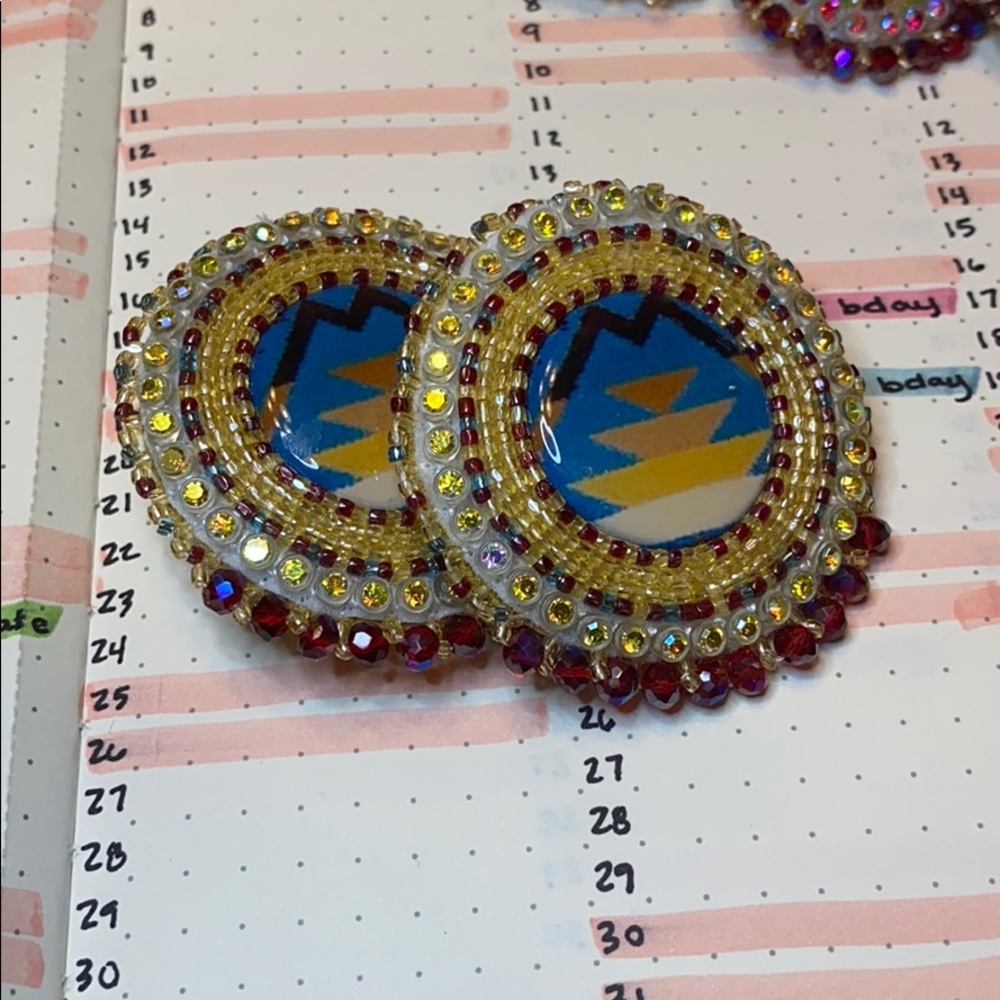 Beaded earrings